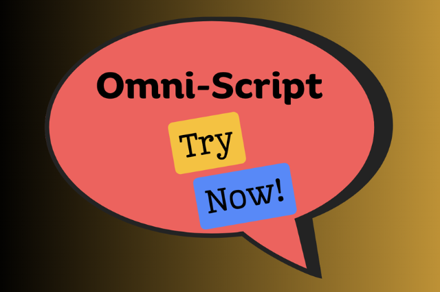 OmniScript As the Speech Template